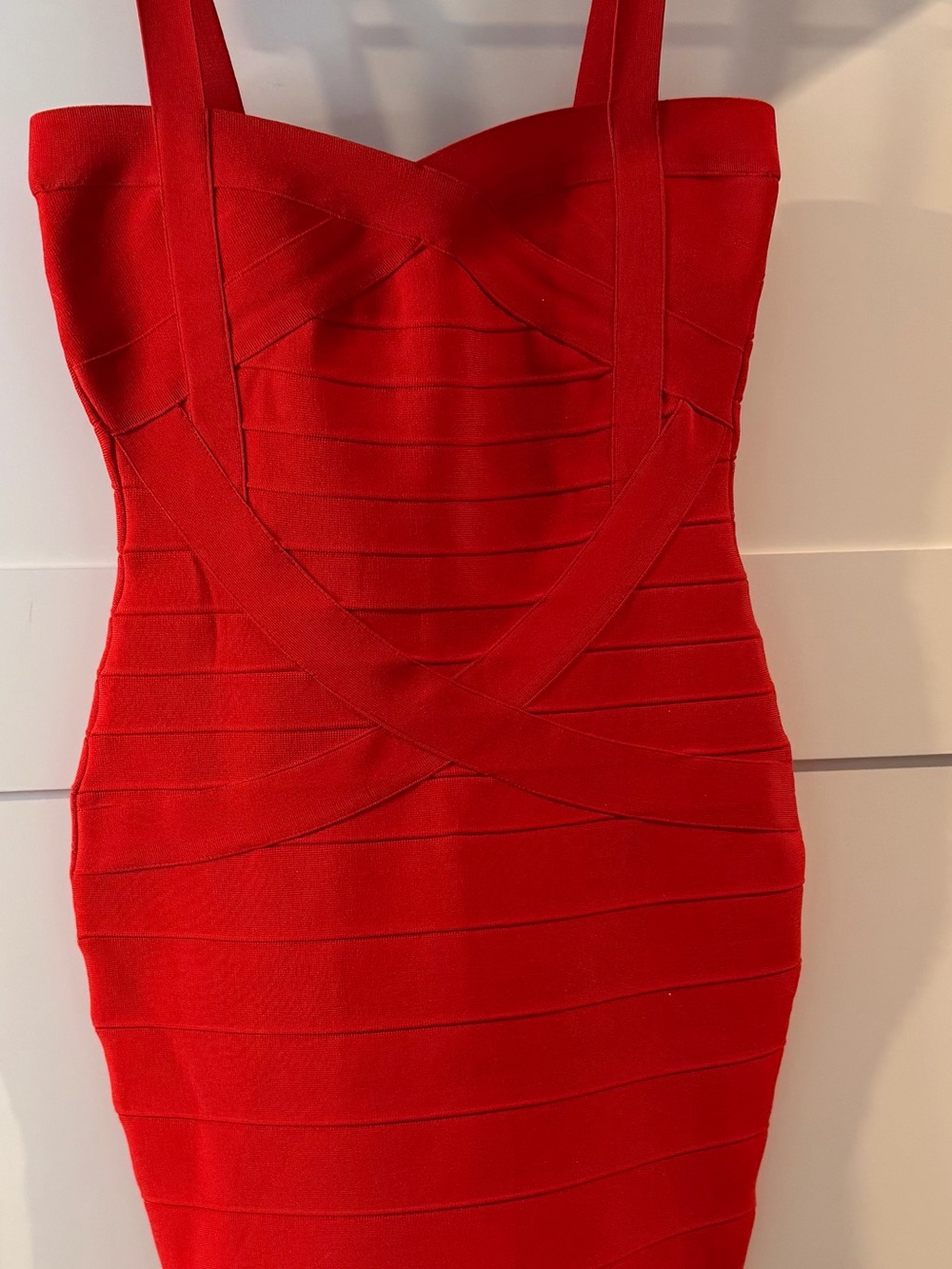 Red bandage dress by Emprada. NWOT